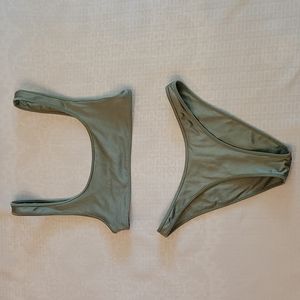 Green Triangl Bikini Size S